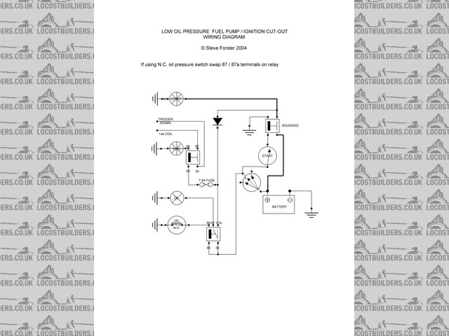 Oil press fuel+ign cutoff